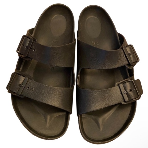 NWOT BIRKENSTOCK UNISEX SLIDES MEN Size 9/ WOMENS Size 11 - Picture 1 of 6